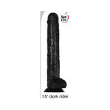 A&e Dark Rider 15 In. Dildo Black - Tophatter Daily Deals