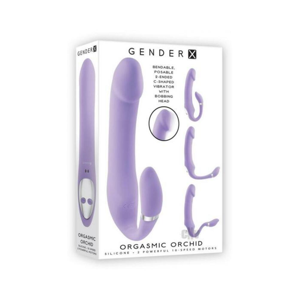Gender X Orgasmic Orchid Dual-ended Vibrator Lavender - Tophatter Daily Deals