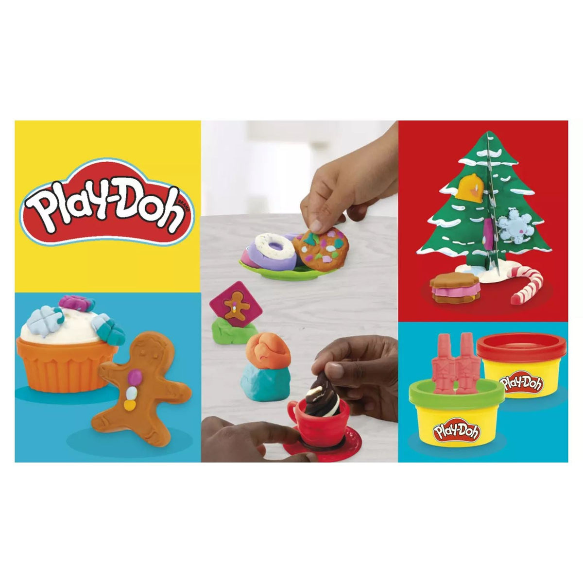 Play-Doh Christmas Advent Calendar with 24 Cans and 28 Fun Tools for Kids Advent Calendar - Tophatter Daily Deals