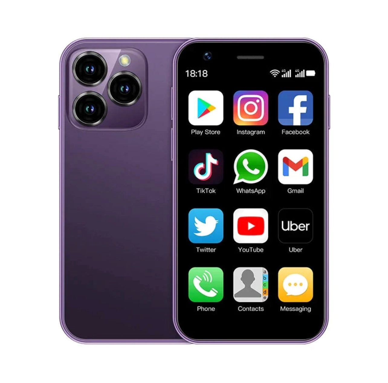 Mini Phone™️ Purple Edition - Tophatter Daily Deals
