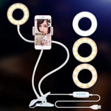 Anchor mobile phone frame fill light mobile phone live support network red live anchor fill light bracket White 0 - Tophatter Daily Deals