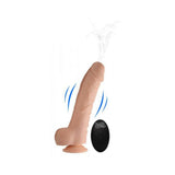 Loadz 8.5 Inches Vibrating Squirting Dildo With Remote Beige - Tophatter Daily Deals