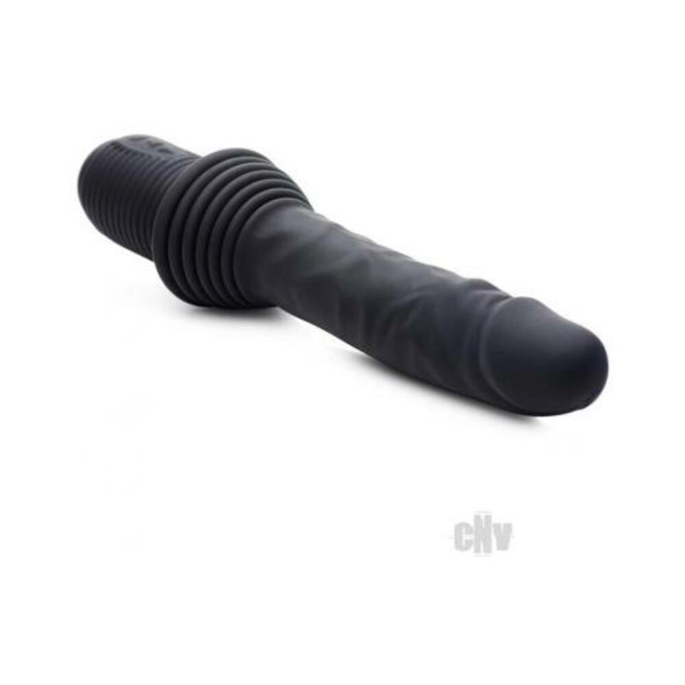 Ms Vibrating Thrusting Dildo Black - Tophatter Daily Deals