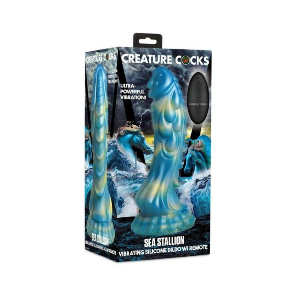 Sea Stallion Vibrating Silicone Dildo With Remote - Tophatter Daily Deals