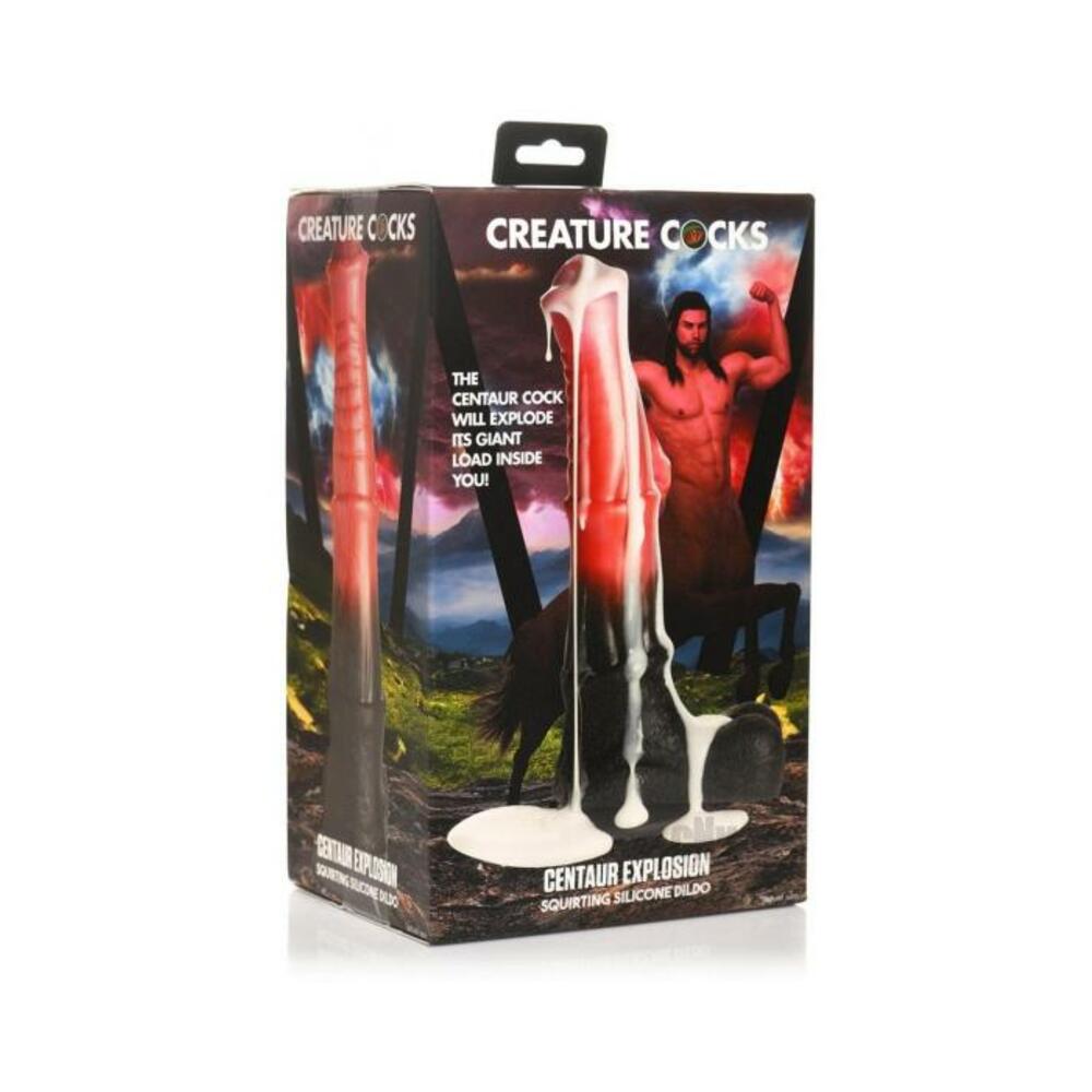 Centaur Explosion Squirting Silicone Dildo - Tophatter Daily Deals