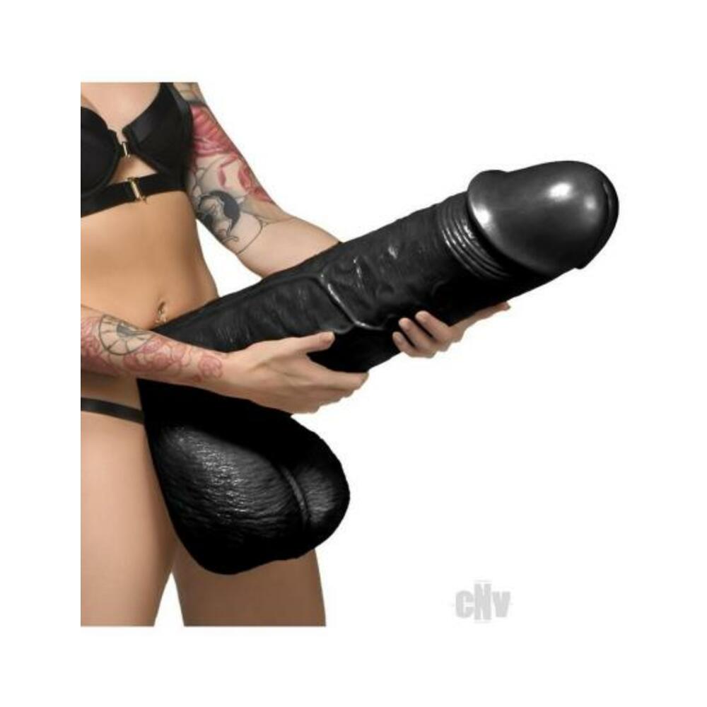 Moby Huge 2 Foot Tall Super Dildo - Black - Tophatter Daily Deals