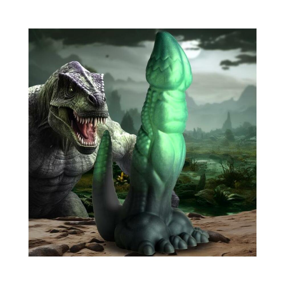 Dickosaur Dinosaur Silicone Dildo - Tophatter Daily Deals