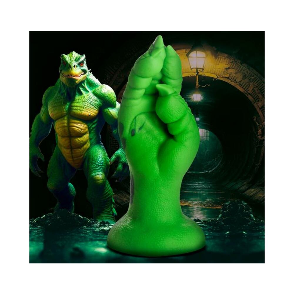 Raptor Claw Fisting Silicone Dildo - Green - Tophatter Daily Deals