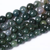 5A Water Plants Agate Bracelet Semi-finished Products Wholesale Aquatic Plants Marine Agate Loose Beads 0 - Tophatter Daily Deals