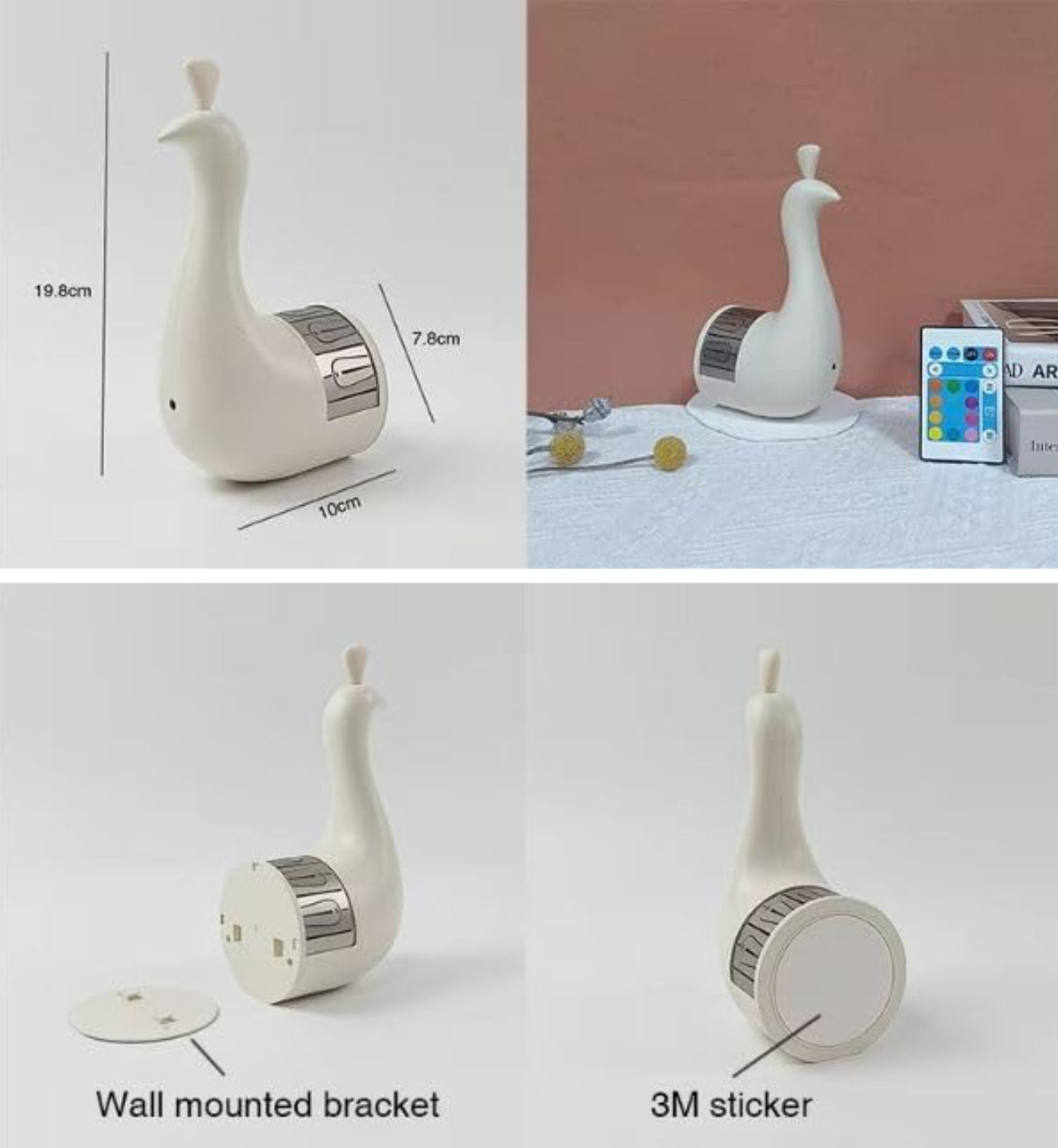 Peacock Lamp - Tophatter Daily Deals