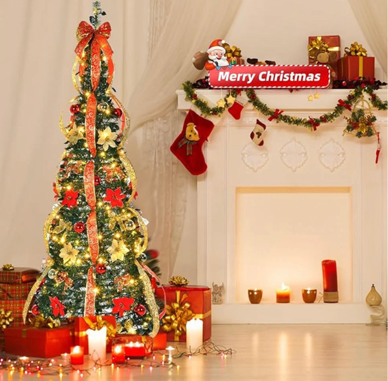 Portable Christmas Tree - Tophatter Daily Deals