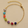 Heart Natural Stone Bracelet Multicolor One Size Bracelets - Tophatter Daily Deals