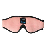 3D Eye Mask Bluetooth Sleep Comfortable Music Bluetooth Headset Pink 0 - Tophatter Daily Deals