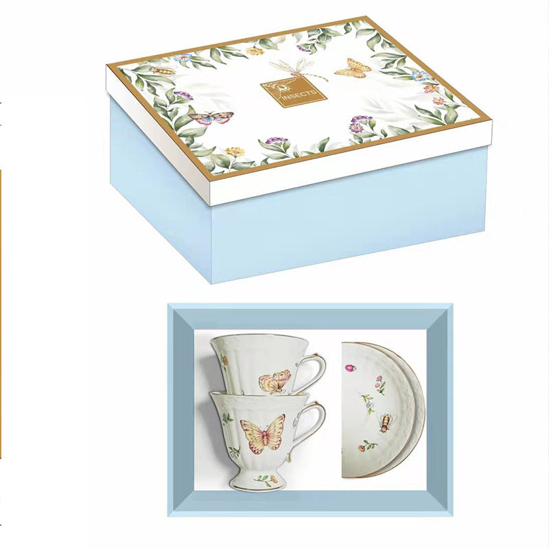 Bee Goblet Strawberry Cup Matching Box Set Gift For Couples 0 - Tophatter Daily Deals
