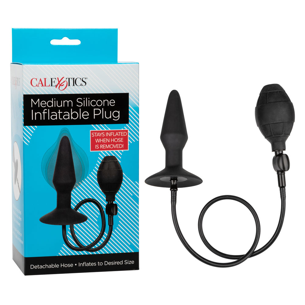CalExotics Medium Silicone Inflatable Plug – Inflatable Anal Plug with Detachable Hose > Anal Range > Tunnel and Stretchers - Tophatter Daily Deals