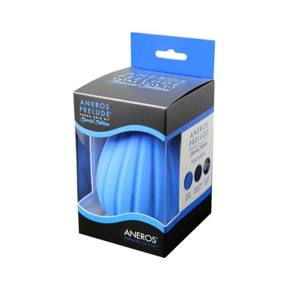 Aneros Prelude Enema Special Edition Bulb Kit - Blue - Tophatter Daily Deals