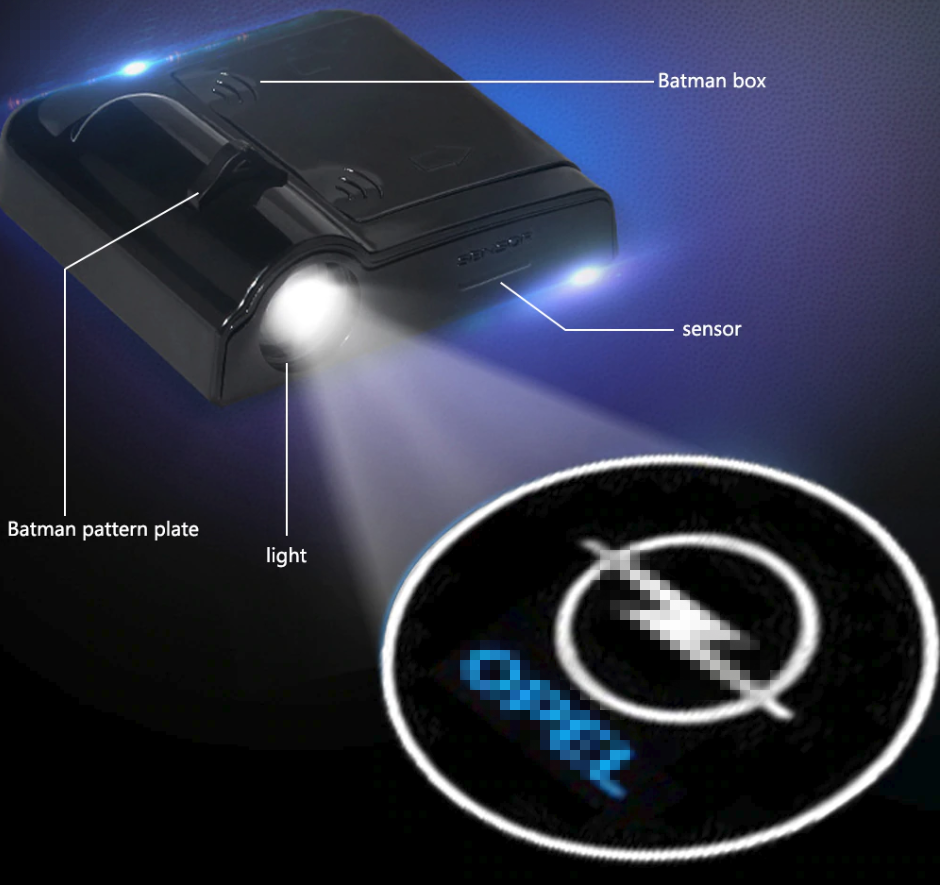 2 Pcs Wireless Welcome Light Battery Type No Hole 0 - Tophatter Daily Deals