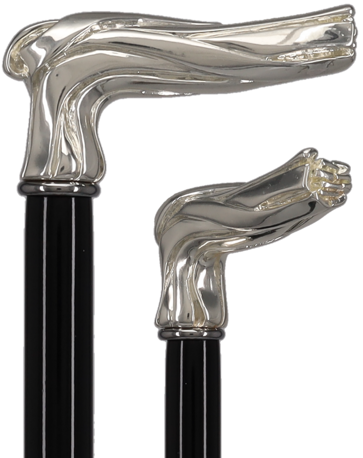 Italian Import: Silver Ribbon Antique Vintage Walking Canes - Tophatter Daily Deals