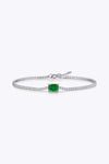 Adored 1 Carat Lab-Grown Emerald Bracelet 1 Carat - Tophatter Daily Deals