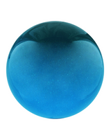Ocean Blue Metallic Round Knob Cane w/ Custom Wood Shaft & Collar Ball Clock Handle Walking Canes - Tophatter Daily Deals