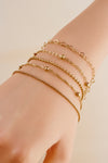 Gold Multi Layered Heart Shape Chain Bracelet Bracelets - Tophatter Daily Deals