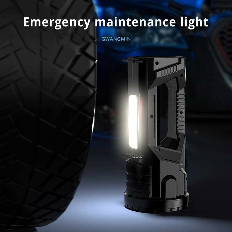 Camping Spotlight USB Rechargeable Flashlight Camping & Hiking - Tophatter Daily Deals