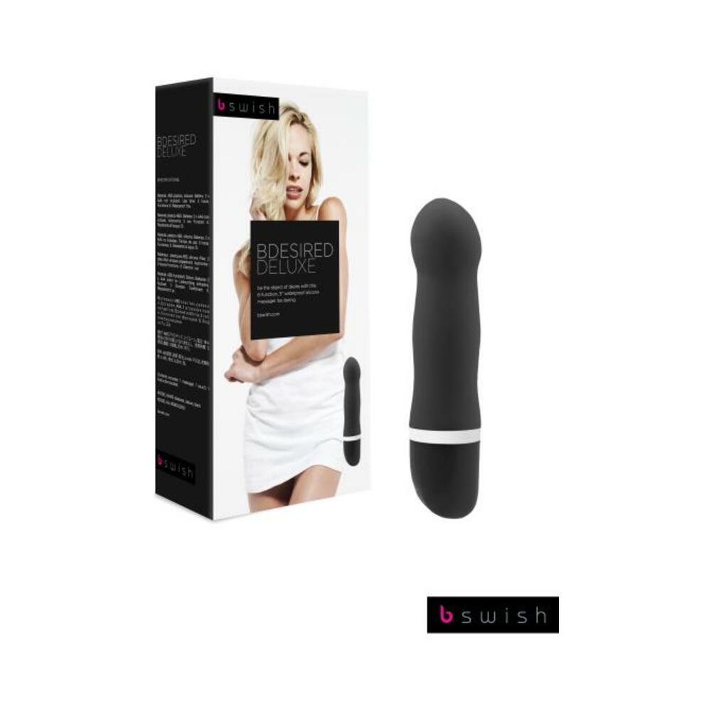 B Swish Bdesired Deluxe Vibrator Black - Tophatter Daily Deals