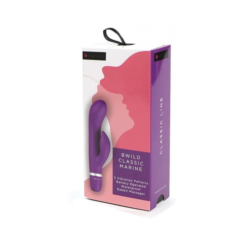B Swish Bwild Classic Marine Vibrator Purple - Tophatter Daily Deals