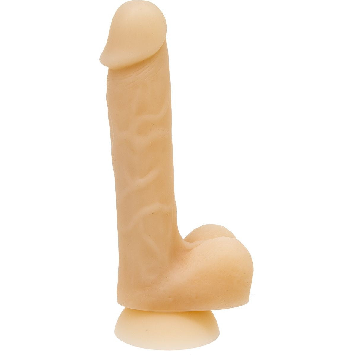 Addiction David Bendable 8" Silicone Dildo in Ivory Realistic Dildo - Tophatter Daily Deals