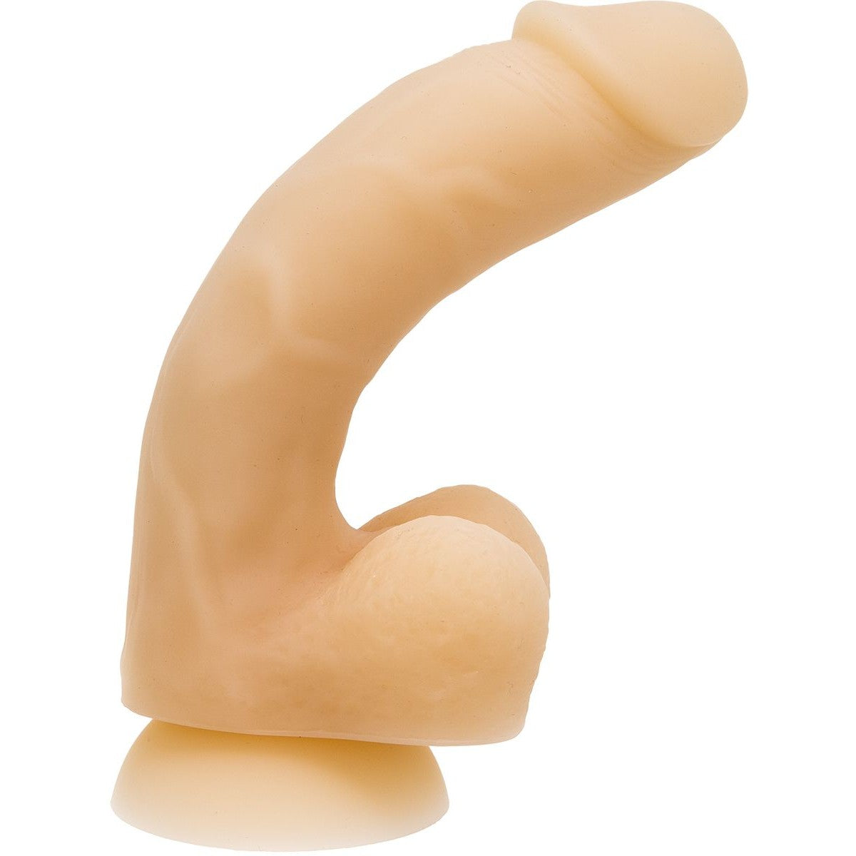Addiction David Bendable 8" Silicone Dildo in Ivory Realistic Dildo - Tophatter Daily Deals
