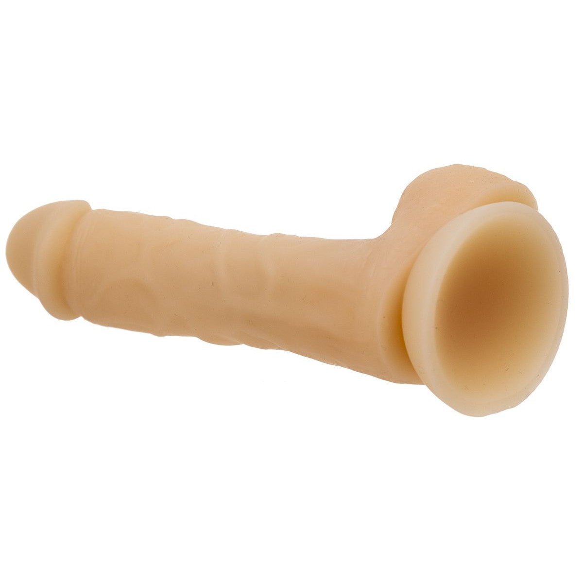 Addiction David Bendable 8" Silicone Dildo in Ivory Realistic Dildo - Tophatter Daily Deals