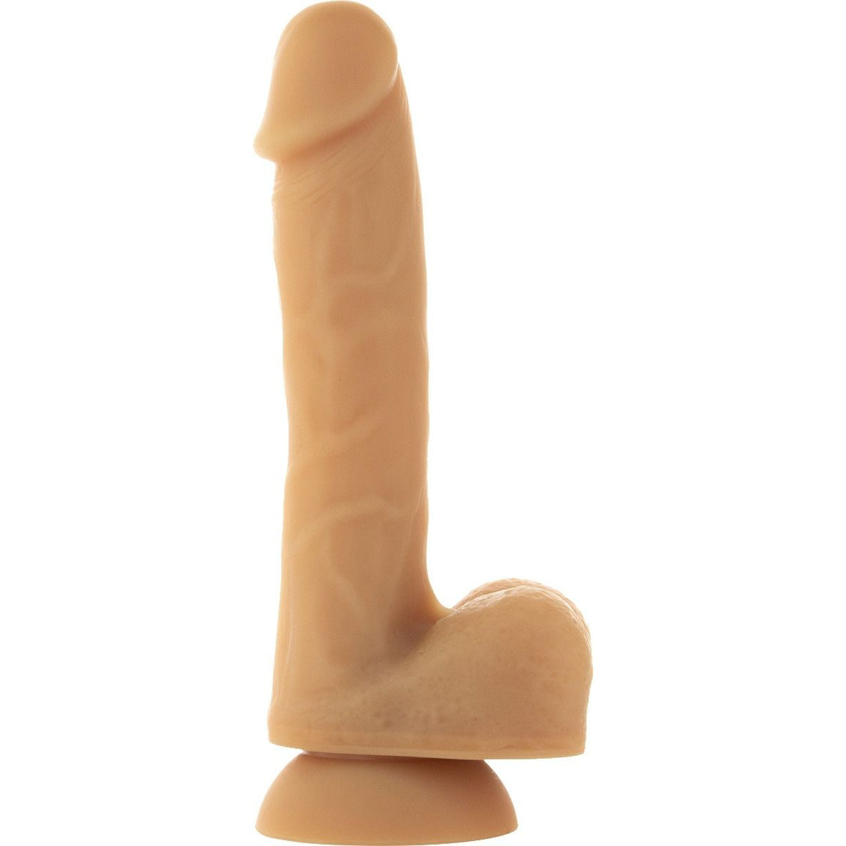 Addiction Andrew Bendable 8" Silicone Dildo in Caramel Realistic Dildo - Tophatter Daily Deals