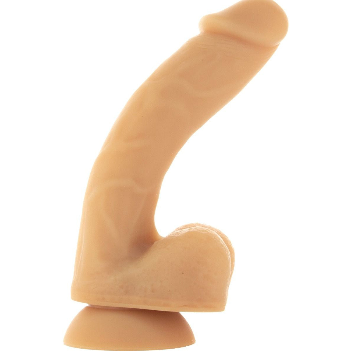Addiction Andrew Bendable 8" Silicone Dildo in Caramel Realistic Dildo - Tophatter Daily Deals