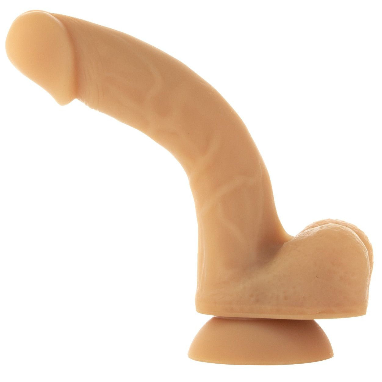 Addiction Andrew Bendable 8" Silicone Dildo in Caramel Realistic Dildo - Tophatter Daily Deals