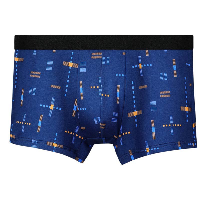 Breathable Printed Summer Thin Plus Size Men's Cotton Antibacterial Boxers Shorts 0 - Tophatter Daily Deals
