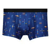 Breathable Printed Summer Thin Plus Size Men's Cotton Antibacterial Boxers Shorts 0 - Tophatter Daily Deals