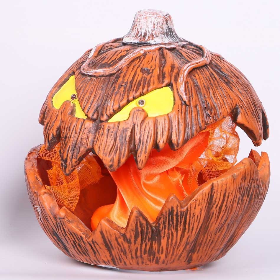 Halloween Pumpkin Decoration With Sound Garden Outdoor 3D Changing Face Moving Picture Frame - Tophatter Daily Deals
