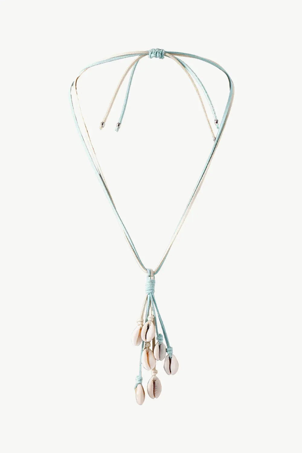 Ocean Style Shell Pendant Necklace Pastel Blue One Size Necklaces - Tophatter Daily Deals