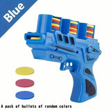 Soft Bullet Flying Saucer Toy Gun Set Blue Toys & Games - Tophatter Daily Deals