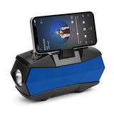 Bluetooth Speaker With Antenna Flashlight Gift Blue USB 0 - Tophatter Daily Deals