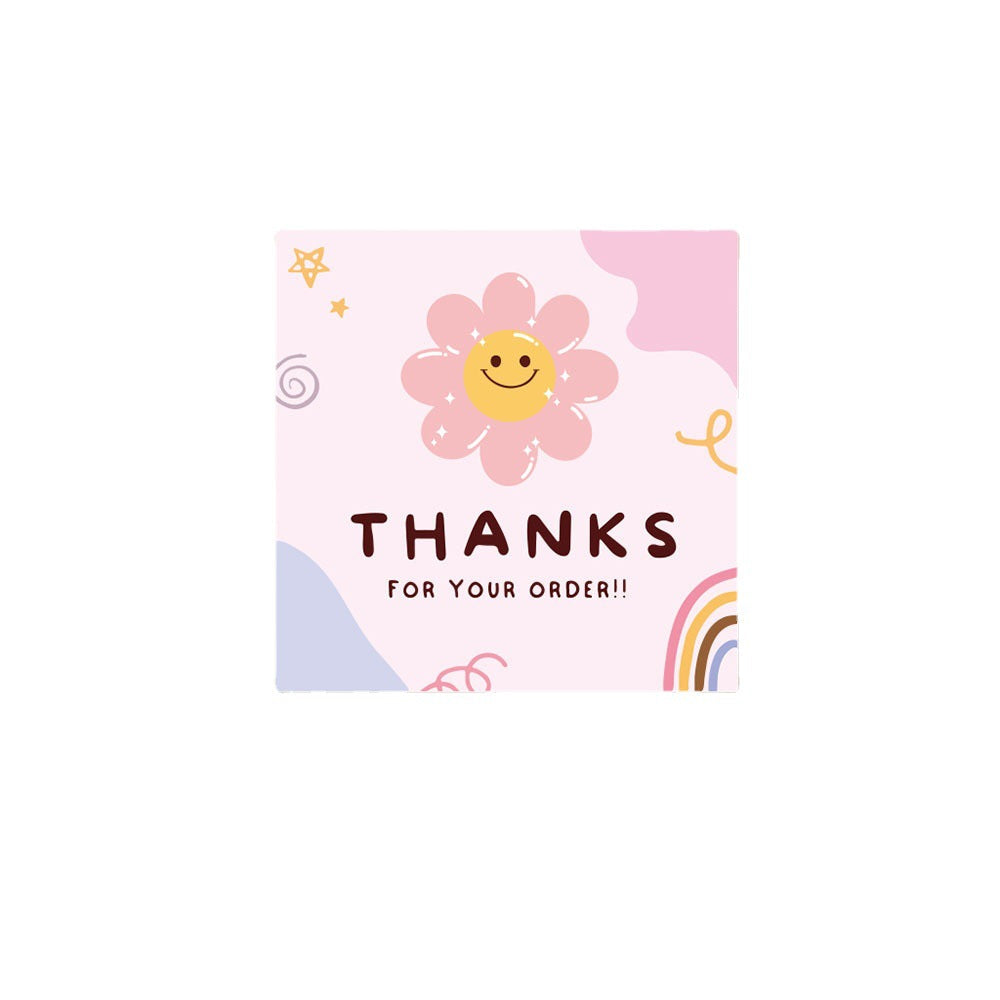 50 PcsPack Square Simple Thank-you Card Coated Paper Business Cards 0 - Tophatter Daily Deals