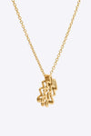 18K Gold Plated Constellation Pendant Necklace Aquarius One Size Necklaces - Tophatter Daily Deals