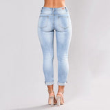 Black jeans with embroidered feet 0 - Tophatter Daily Deals