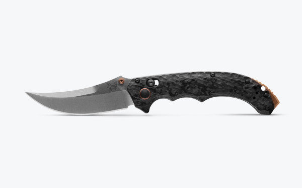 Benchmade Mini Bedlam - Carbon FIber Handle - CPM-S90V Blade - 865-02 Knives - Tophatter Daily Deals
