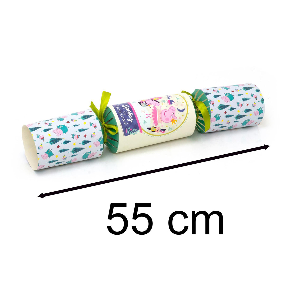 Giant Peppa Pig Christmas Cracker | Children Extra Large Xmas Cracker - 55cm Christmas Cracker - Tophatter Daily Deals
