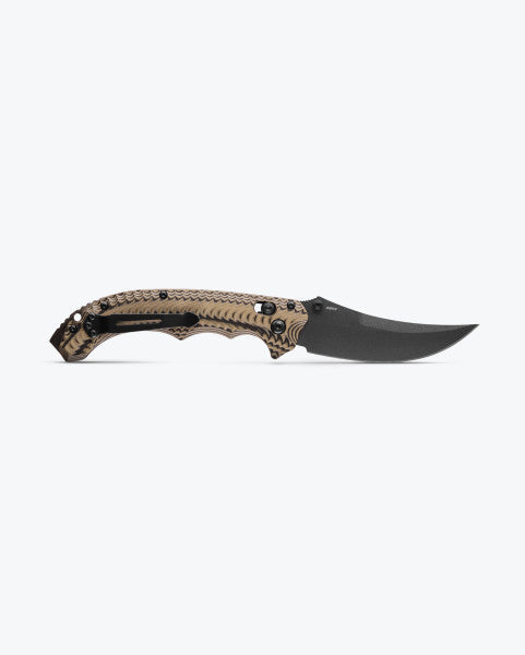 Benchmade Mini Bedlam - Black/Coyote/OD G10 Handle - CPM-S90V Blade - 865BK-01 Knives - Tophatter Daily Deals