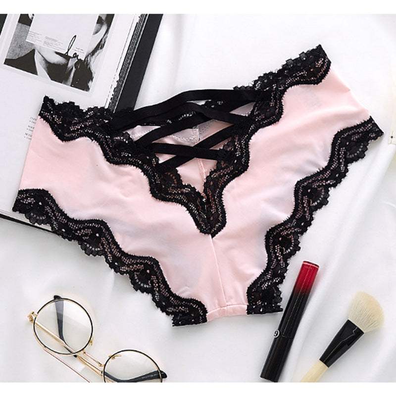 Ice silk lace panties 0 - Tophatter Daily Deals