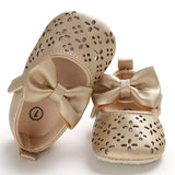 Baby Walking Soft Sole Breathable Versatile Princess Shoes Gold 0 - Tophatter Daily Deals