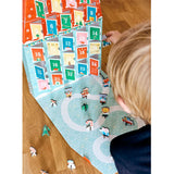 Childrens Christmas Advent Calendar House | Kids 3D Pop-Up Playset with Figures Advent Calendar - Tophatter Daily Deals
