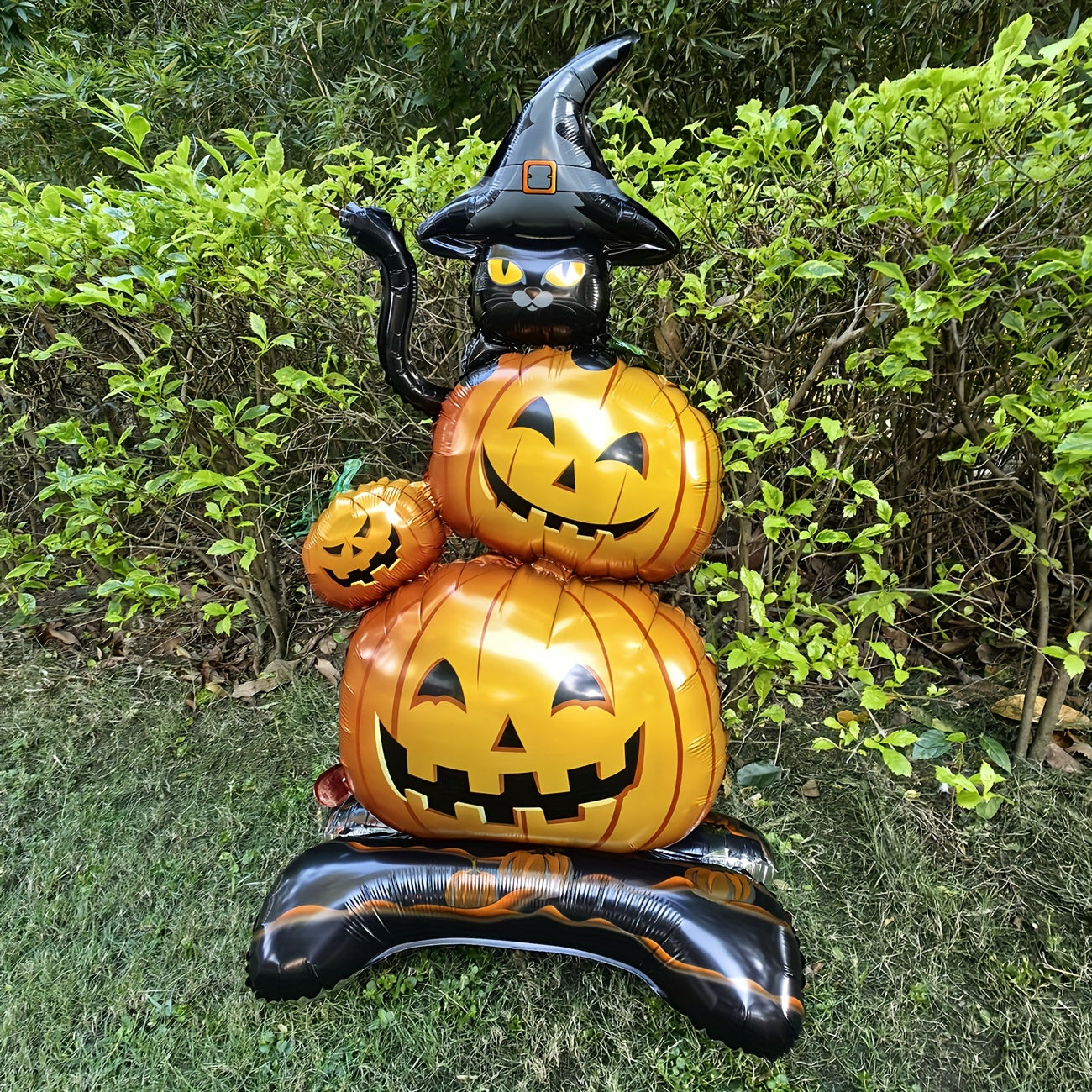 Halloween Witch Hat Pumpkin Cat Balloon Decor Set Halloween - Tophatter Daily Deals
